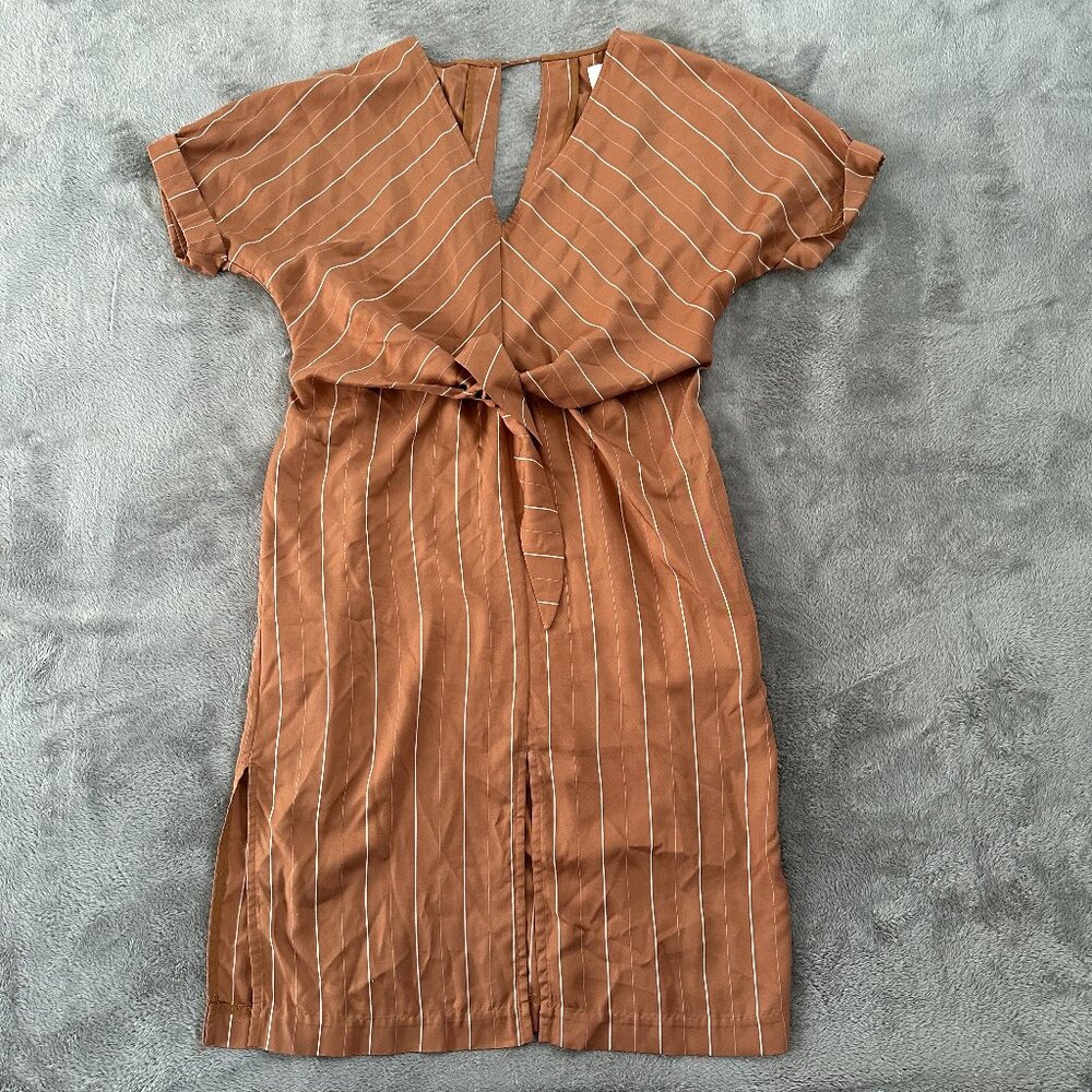 Sancia Mabel Dress SMALL Tencel Lyocell Tie Front Boho